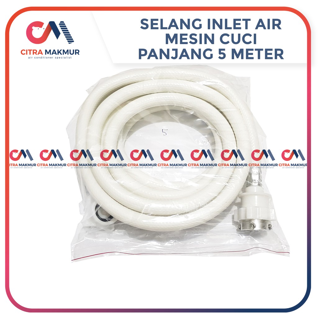 Selang inlet Mesin Cuci 5 meter Air masuk Hose otomatis panjang LG 5 m