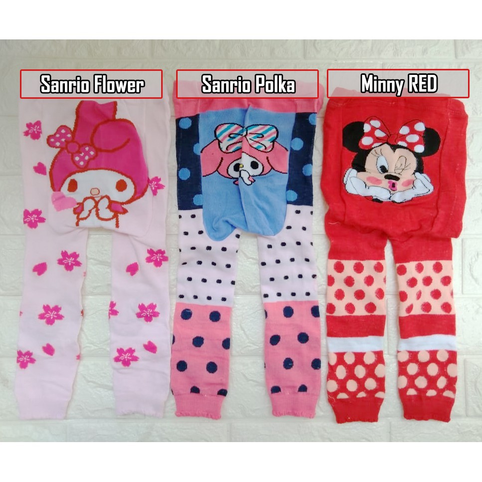 LEGGING BOY &amp; GIRL  0-6 &amp; 6-12 m MOTIF Cotton Rich Legging celana leging cowok cewek bayi baby karakter