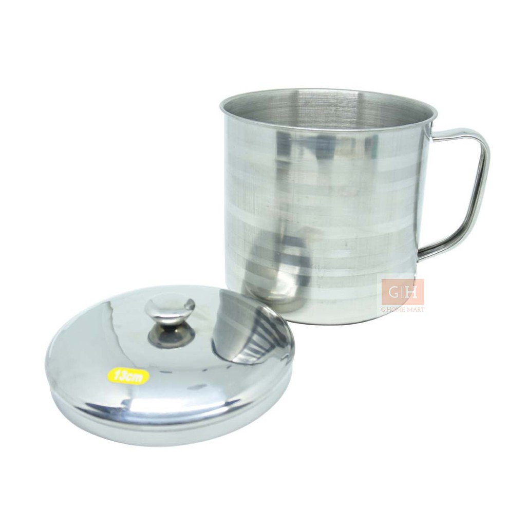 Mug set stainless 10-13 cm / gelas stainless