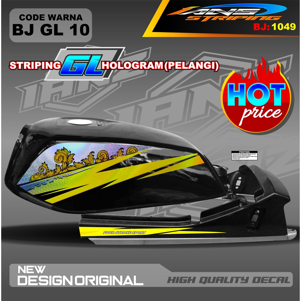 STRIPING GL MODEL HOLOGRAM / STRIPING GL MAX VARIASI HOLOGRAM / STRIPING GL 2000 HOLOGRAM