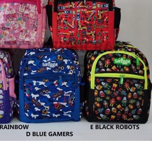 ⅎ Smiggle Backpack New Motif / Tas Ransel Sekolah Anak Smiggle - Purple Unicorn ➱
