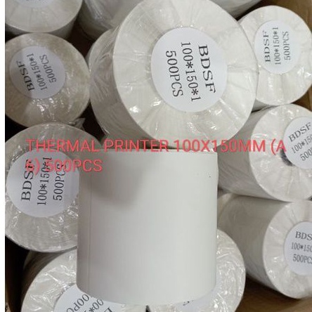 

KERTASTHERMAL LABEL BARCODE 100X150mm isi 500 pcs high quality