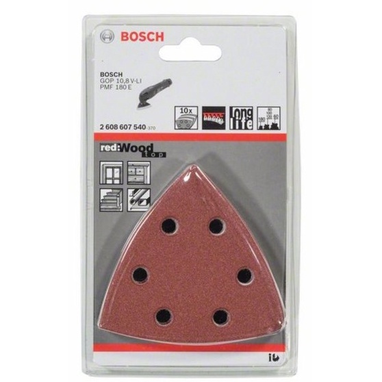 BOSCH SANDING SHEET SET U/GOP (10PCS) - (2608607540)