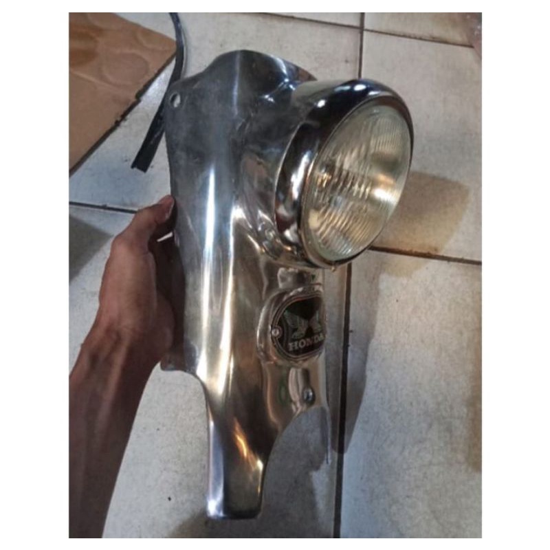 dasi Unyil set lampu reflektor c70/DASI UNYIL SET REFLEKTOR ALMUNIUM POLES