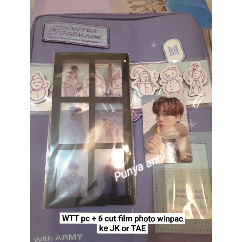 (BOOKED) WTT 6 cut film photo winpac Yoongi