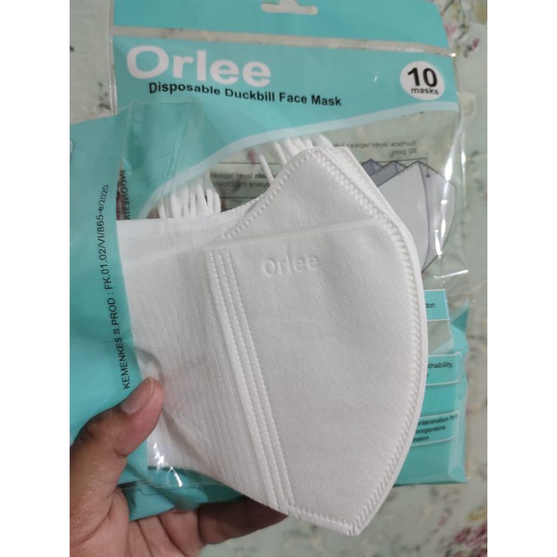 Masker duckbill orlee hijab earloop