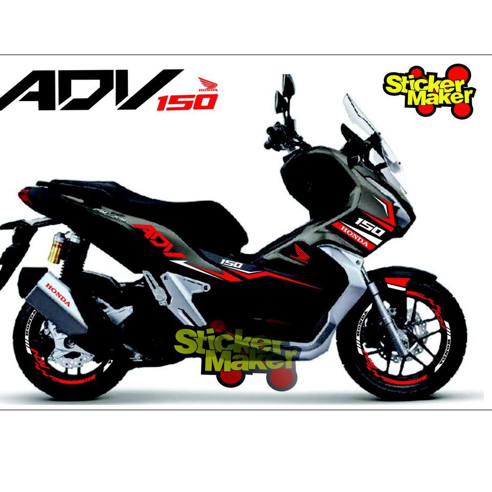 Salee Cutting Sticker Body Motor Honda Adv 150 Stiker