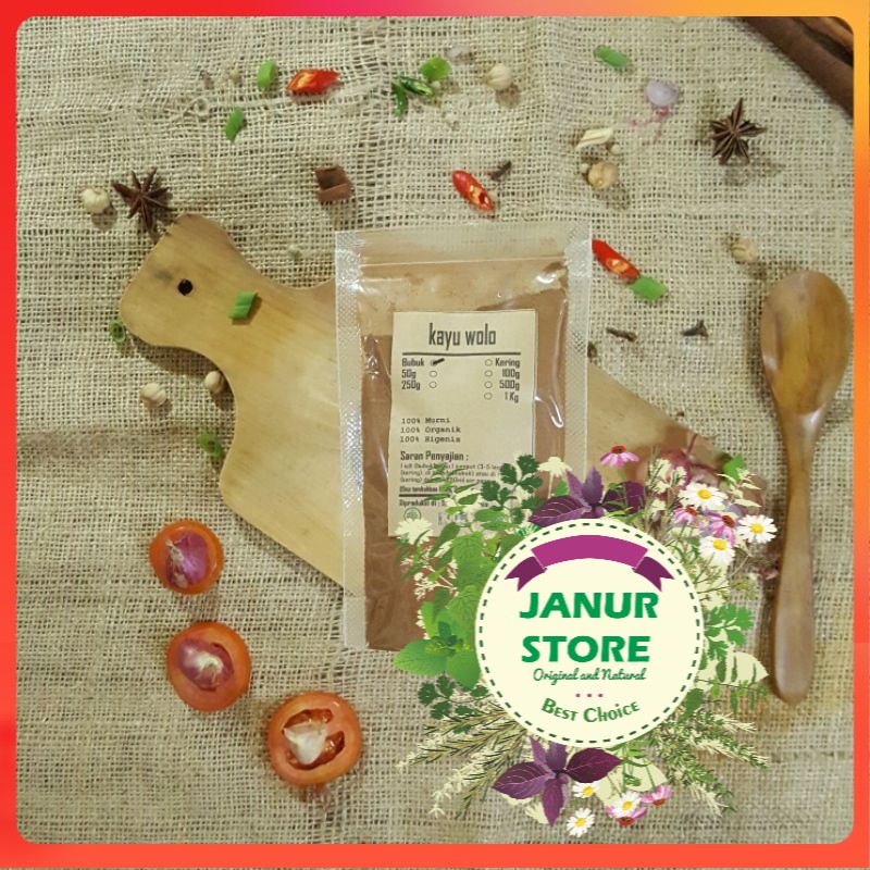 

KAYU WOLO / KAYU LANANG BUBUK 250 GRAM - Oroxylum Indicum - MURNI - JSR - PREMIUM QUALITY