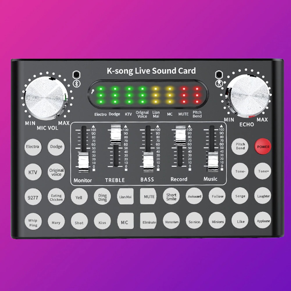 USB Sound Card Amplifier Live Broadcast Recording Special Effect