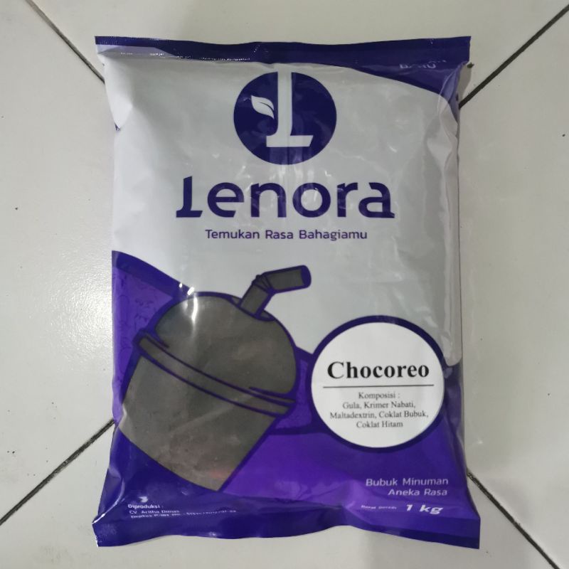 

Serbuk minuman rasa CHOCO OREO LENORA POWDER