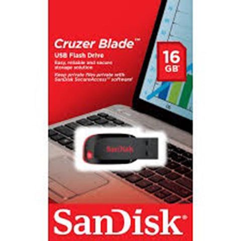 Flashdisk Sandisk Cruzer Blade Original 16 GB