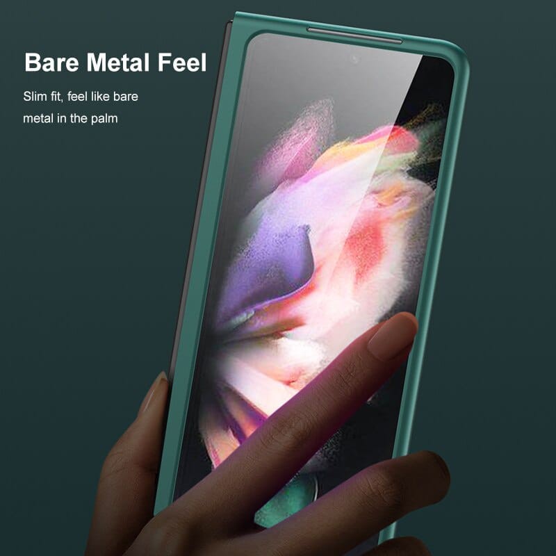 Baby Case GKK Original Samsung Galaxy Z Fold 3 Baby Hard Case Al Autofocus High Premium Al Auto Focus