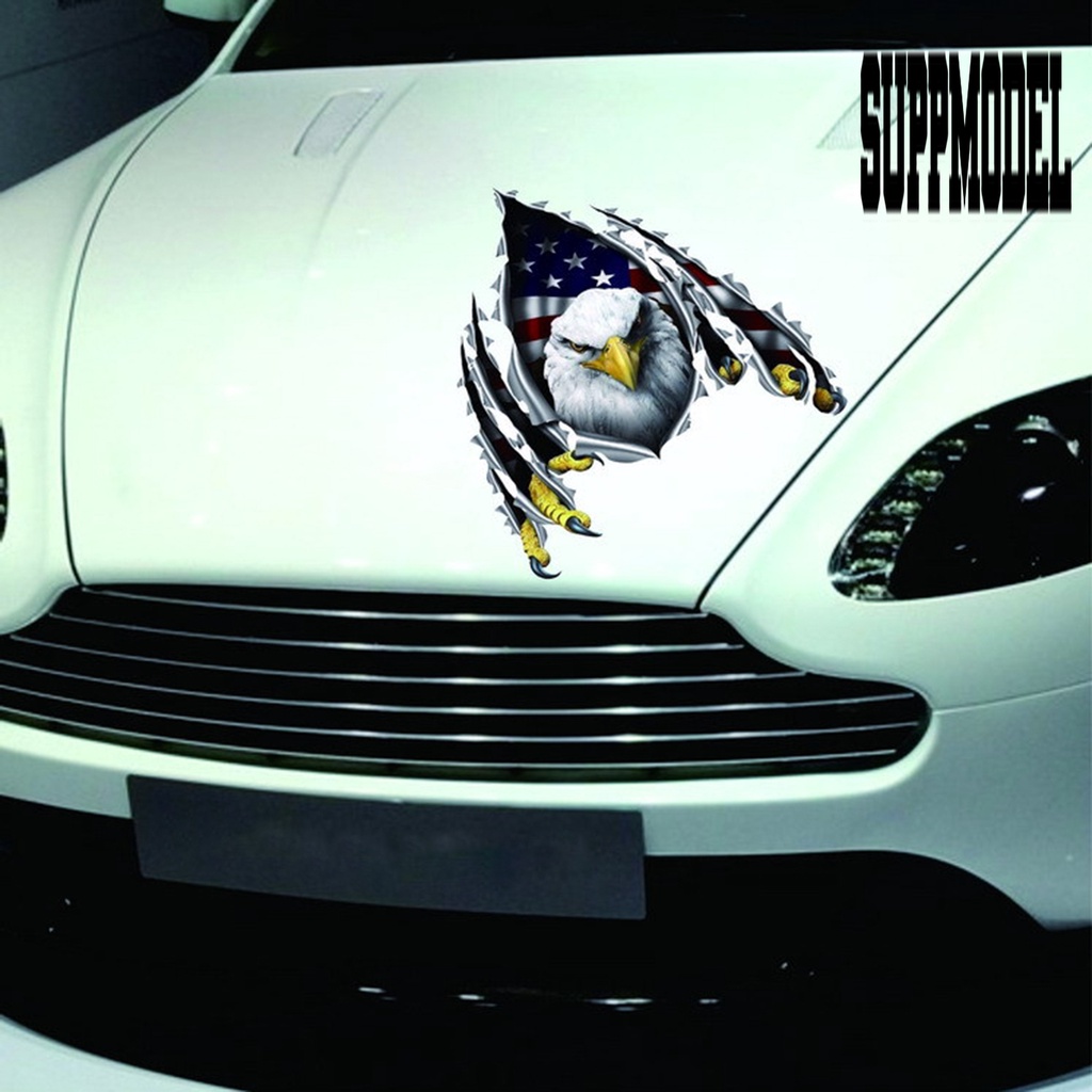 AMERICAN EAGLE Stiker Decal Vinyl Motif Elang Amerika Untuk Dekorasi Van