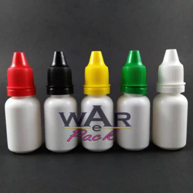 Botol Tetes Segel 15ml Putih