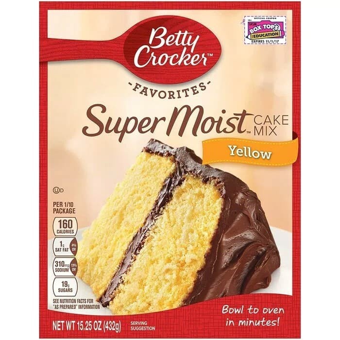 

BETTY CROCKER Super Moist Yellow 432gr