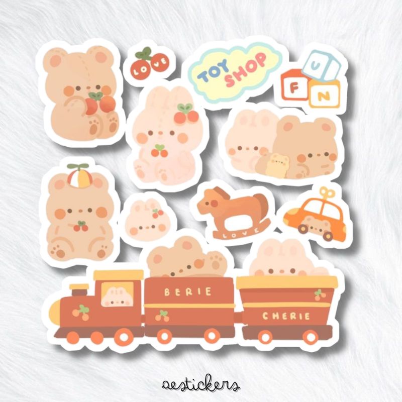 

STICKER CUTE BEAR SERIES BY AESTICKERS