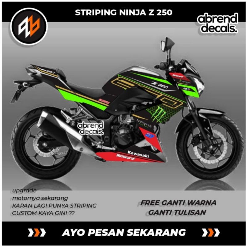STRIPING NINJA Z250 / STIKER NINJA Z 250 / STIKER NINJA / STRIPING NINJA / STRIPING NINJA Z250