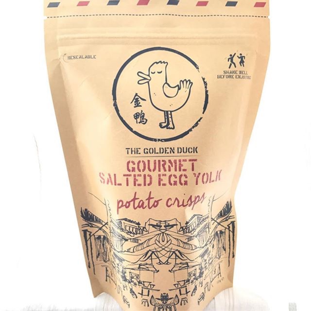 

THE GOLDEN DUCK SALTED EGG (free packing with bubble wrap )