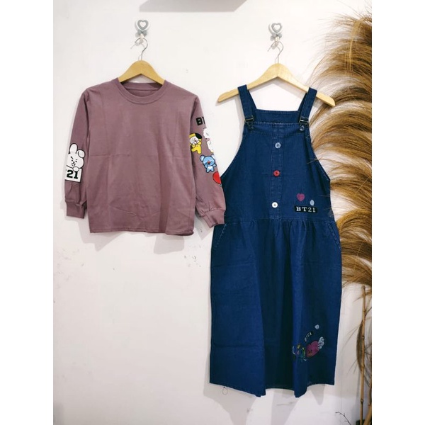 SET OVERALL JEANS ANAK TANGGUNG // SET ANAK TANGGUNG KEKINIAN