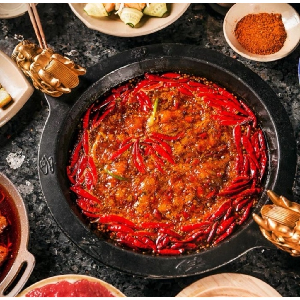 QiuXia Spicy Mala Hotpot Base 200g Bumbu Hotpot ChongQing Sichuan 秋霞四川火锅底料