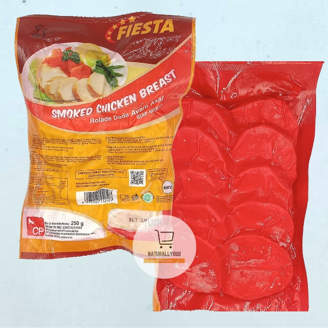 Fiesta Smoked Chicken Breast 250gr Dada Ayam Asap