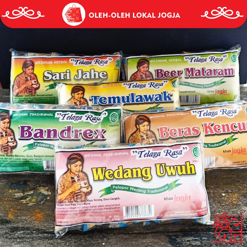 

WEDANG TELAGA RASA Kemasan Pack [MINUMAN TRADISIONAL] ANEKA EMPON-EMPON