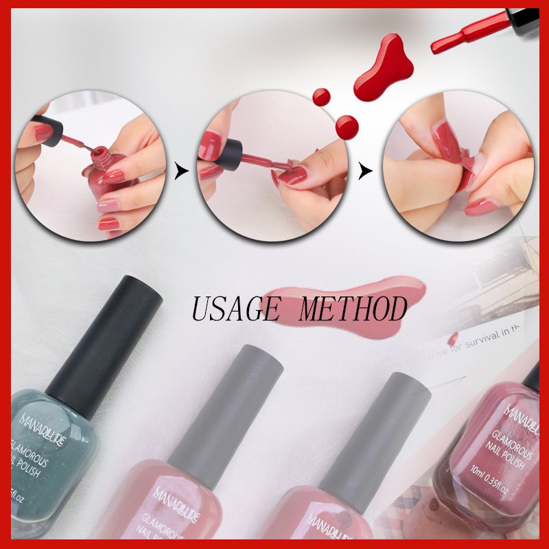 TERBARU [V1] Manarllure Kutek Peel Off Non Toxic Manicure Cat Kuku Peelable Cat Kuku Peel Off Kutek Halal  Muslimah Nail Polish