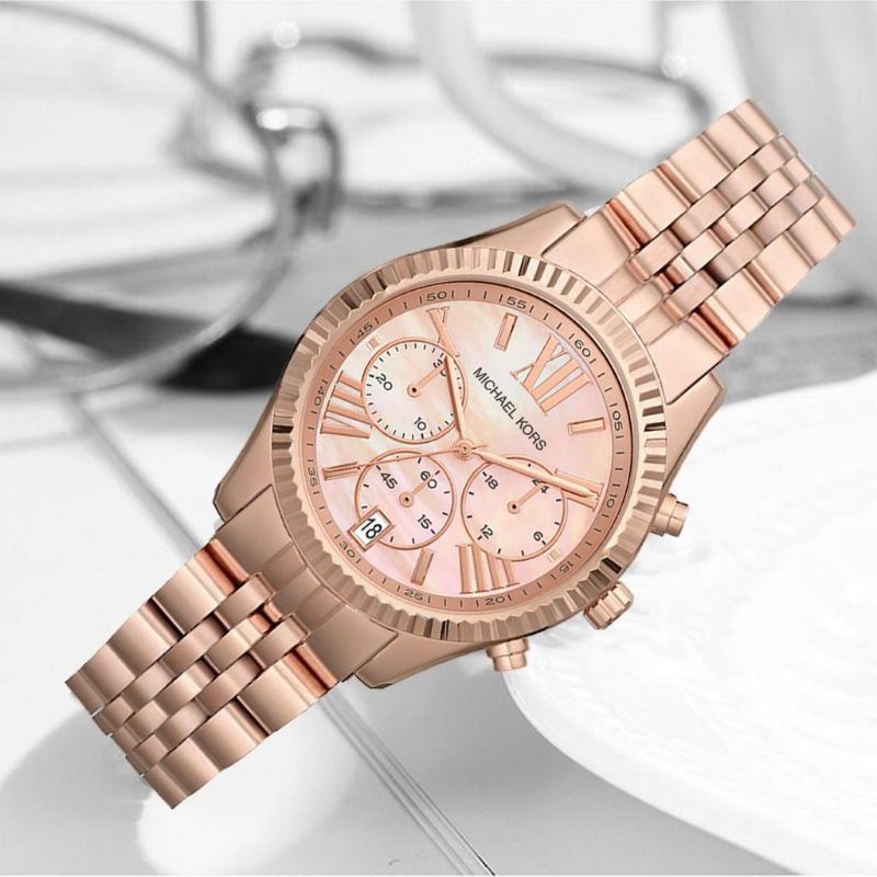 Michael Kors Jam Stainliss Steel Rantai Jam Tangan Super Quality Terlaris Pria Wanita