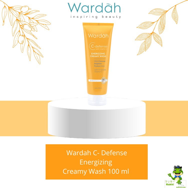 ❣️Rakkistore99❣️Wardah C Defense Energizing Creamy Wash 100ml (C-DEFENSE FW BIASA)