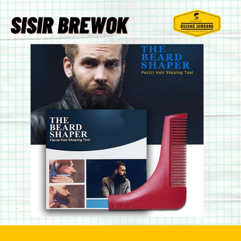 Sisir brewok/ sisir pembentuk brewok