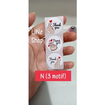 

Stiker Label Thank You 1 inch (2,5 cm) part 2
