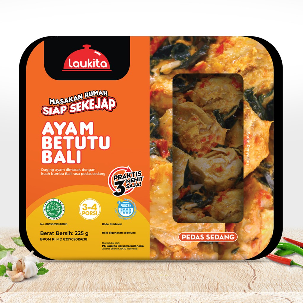 

Laukita Ayam Betutu Bali 225gr