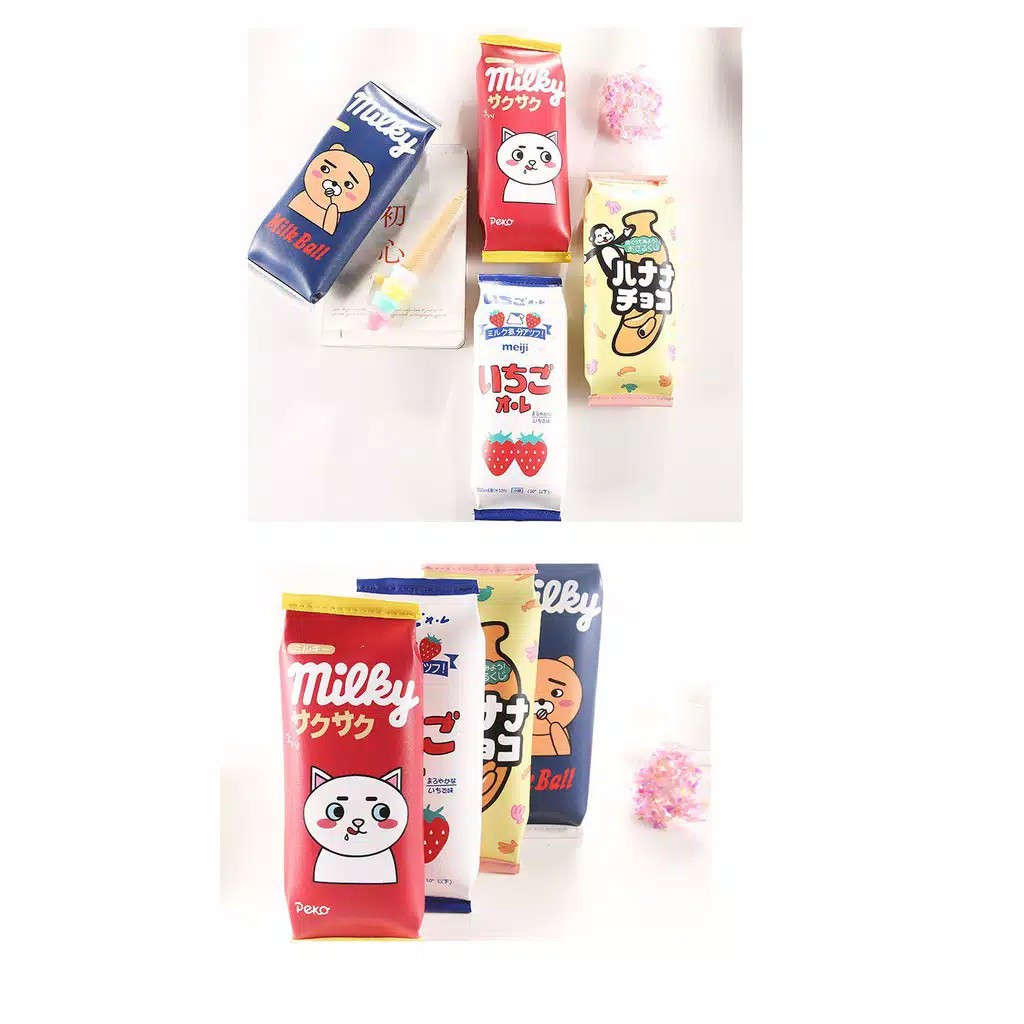 TEMPAT PENSIL MODEL BUNGKUS SNACK LUCU UNIK / KOTAK PENSIL LUCU UNIK-8