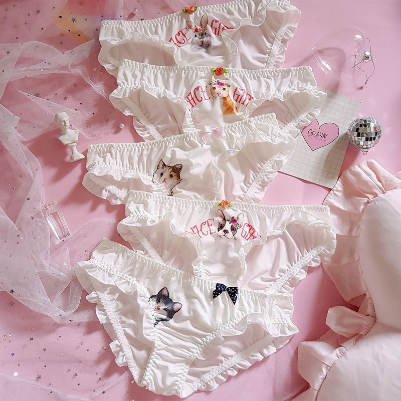 Celana Dalam Wanita Model Low Waist Dengan Bahan Sutra Dan Gambar