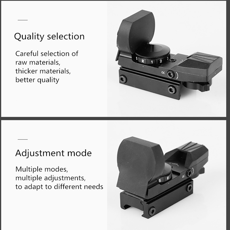 Electric Red Green Dot Sight Riflescope 20MM - Kekeran Senapan