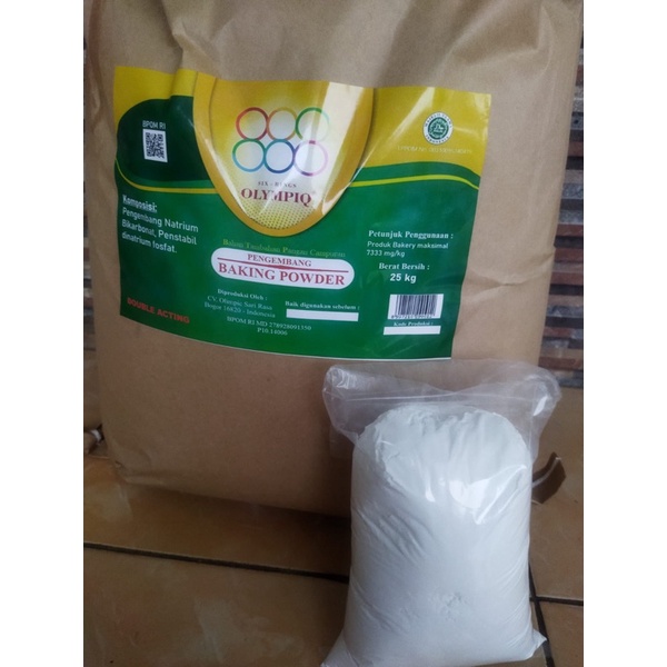 

Baking Powder Double Acting Ex. Olympic 1 Kg TERMURAH!!