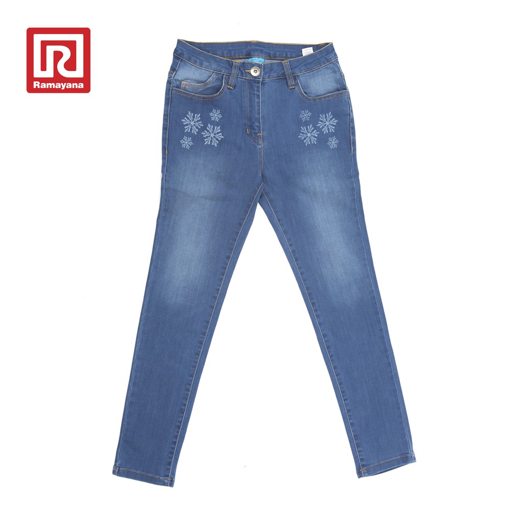 Ramayana  x Disney Frozen Celana  Jeans  Panjang sablon 