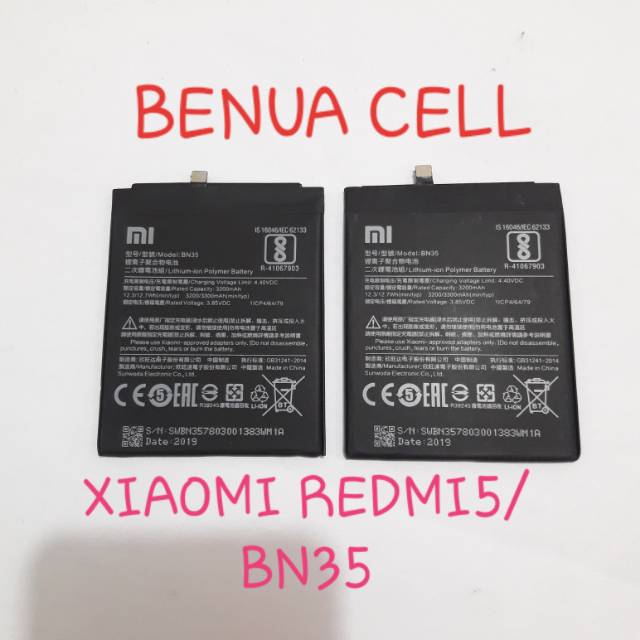 BATERAI XIAOMI REDMI5/BN35