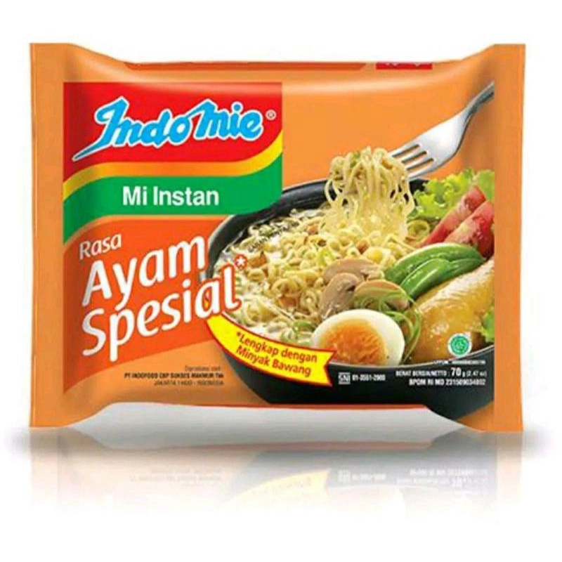 

Indomie kuah rasa ayam spesial 1 karton isi 40 bungkus