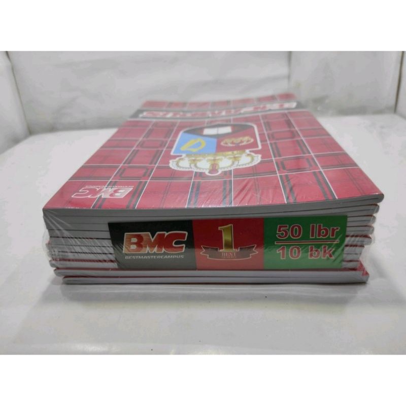 

BUKU TULIS BM CAMPUS,, 50 Lembar,, isi 10 Buku.. MURAH !