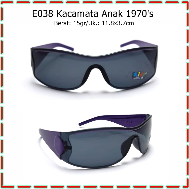 E-038 Kacamata Fashion Anak 1970's