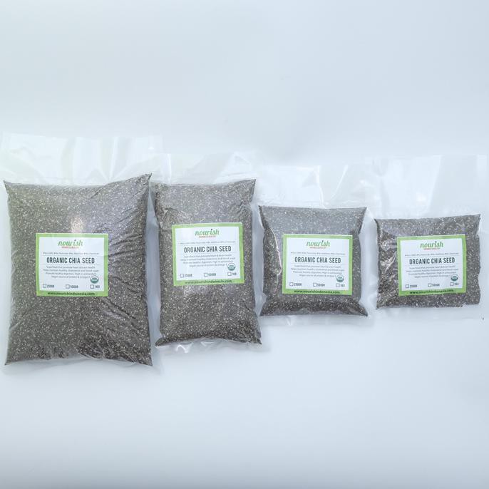 

organic black chia seed 1kg termurah