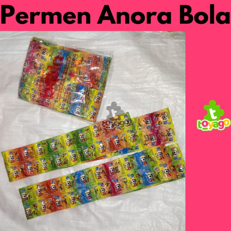 Permen Jadul Anora Bola 1 Pack Isi 4 renteng Grosir Murah