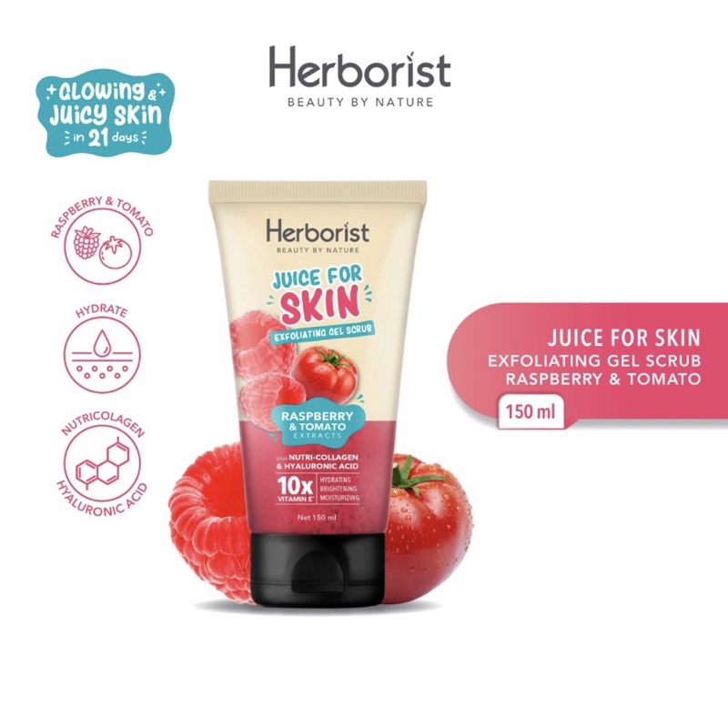 HERBORIST Juice For Skin Exfoliating Gel Scrub 150ml