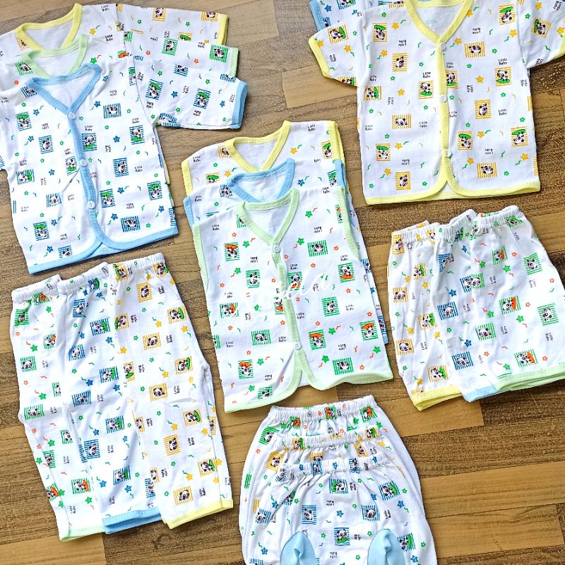 39 PCS PAKET HEMAT PERLENGKAPAN BAJU BAYI BARU LAHIR