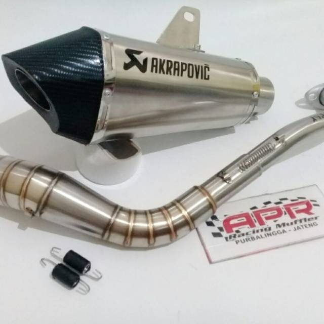 Knalpot Akrapovic For Yamaha Nmax,Xmax,PCX,Yamaha,Aerox,Vario,Scoopy dll Fulset PNP