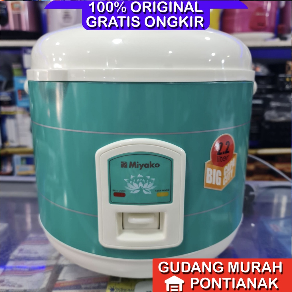 Rice cooker Miyako MCM 838 / Magic com miyako jumbo 2,2 Liter mejikom penanak pemasak nasi