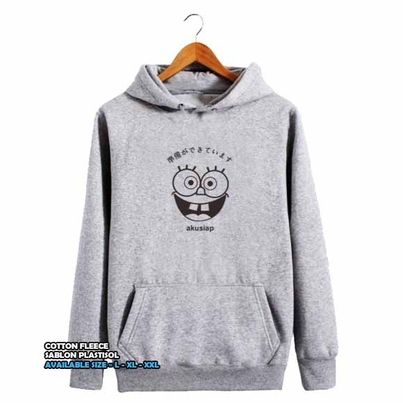 HOODIE DISTRO MURAH SWEATER JAKCLOTH ANIMASI SPONGEBOB/SWEATER DSITRO ANIME SPONGEBOB WANITA PRIA