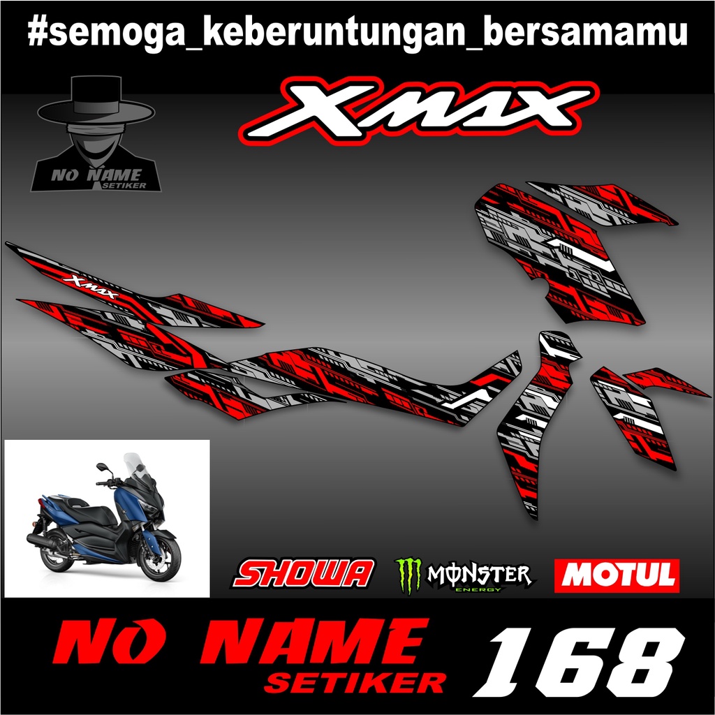 Striping Xmax(168)2019 2020 2021 stiker sticker setiker