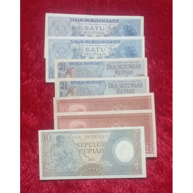 Uang Kuno Kertas Mahar Pernikahan 22 rupiah